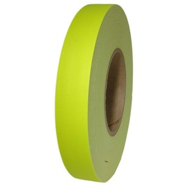 GGR Supplies T.R.U. CDT-70F Superior Performance Fluorescent Duct Tape with A Natural Rubber/Synthetic Resin Adhesive. 60 Yards. (Fluorescent Yellow, 1 in.)