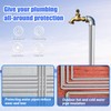8 Pack Pipe Insulation Foam Tube, 3/4'' Self Adhesive Pre