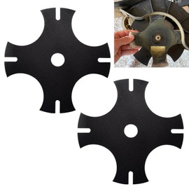 613223 Star Edger Blade (8 x 1 Center Hole) Universal for Ryobi 613223 Craftsman 85719 79240 Echo 720-237-001 St-ihl 4133-713-4101 Maruyama 216062 etc, Heavy Duty Hardened Rigid Cutting (2 PCS)