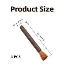 3PCS Guitar Cleaner Brush, High End Wool Brush Musical Instrument Cleaning Tool Guitar Brush Cleaning Tool Violin Cleaning Brush Violin Cleaner Wool Brush for Musical Instrument