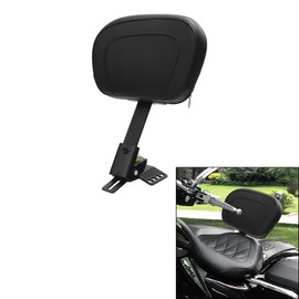 TCMT Motorcycle Adjustable Driver Backrest Plug-In Rider Backrest Fit For Harley Davidson Touring Electra Glides Road Glide Road King Street Glide 1997-2025