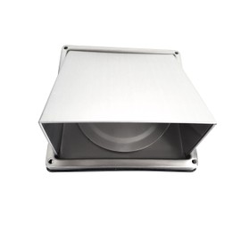 Weather Resistant Grille Ventilation Grille 100 125 150 mm Stainless Steel V2 A