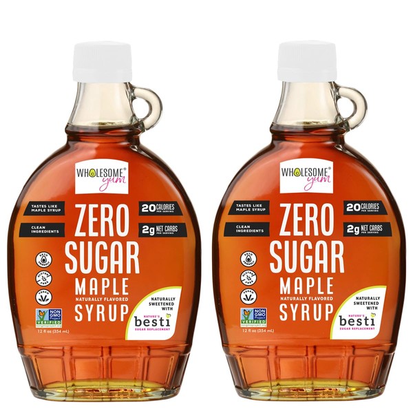 Wholesome Yum Zero Sugar Maple Syrup (Keto Maple Syrup) With