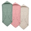 FAVERDIIY Hooded Baby Towels for Newborn, 35x35 Inch 3 Pack