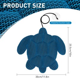 Hot Tub Scum Absorber for Hot Tub Spa, 2 Pcs Reusable Turtle Hot Tub Sponge Hot Tub Accessories, Zorbie Hot Tub Sponge Scum Collector Bug to Keep Water Clear