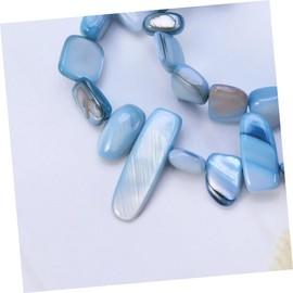 VILLFUL Multicolor Irregular Natural Stone Chain Necklace for Women Girls Bead Necklace Irregular Gravel Strand Jewelry for Casual Wear Special Occasions