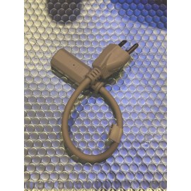 For Apple Short Volex Apple 7.5-in (APC13 SMI / PS204 / E62405SP) Power Cord - White
