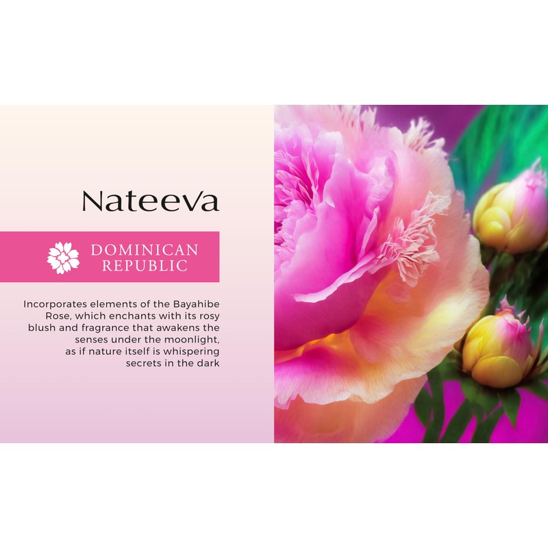 Nateeva Dominican Republic Bayahibe Rose EDP Perfume Spray - 100