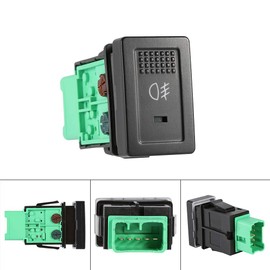 KIMISS 5pin Fog Light Switch, for Suzuki SX4 Swift Grand Vitara 2006-12, Rocker Toggle Button, Black Car Accessories, Front Lamp Replacement