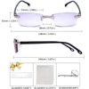 Reading Glasses Hd Anti-Blue Diamond Cut Edge Frameless Reading Glasses