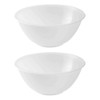 ANGIX 30cm Clear Plastic Kitchen Mixing Bowl, Serving Bowl |
