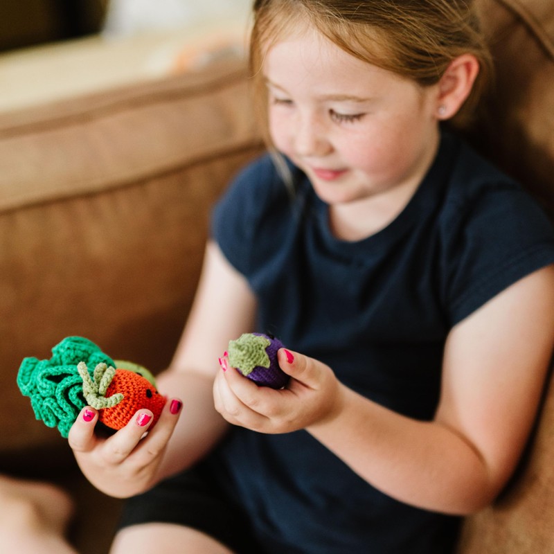 Crocheted Stuffed Adorable Vegetables 3-Pack