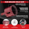 Diamond Hole Saw Tile Drill Bits Kit, 12 PCS Serrated