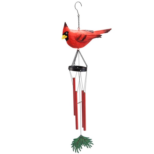 Fox Valley Traders Cardinal Wind Chime by Maple Lane Creations