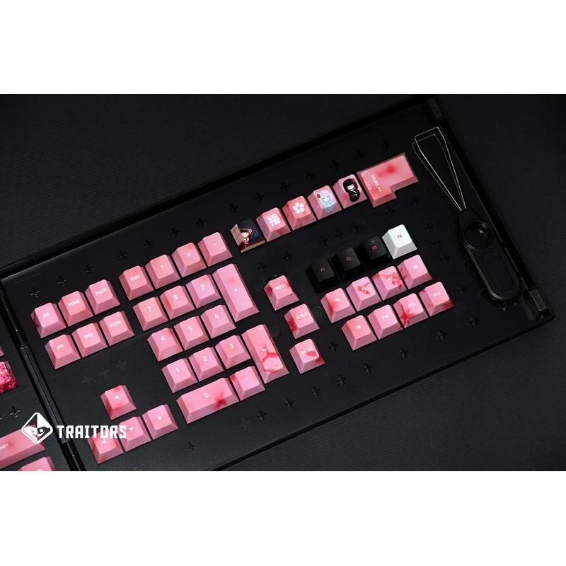 Traitors Zashiki Warashi Keycap Set (UK)