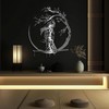 Samurai Sakura Metal Wall Art, Japanese Metal Wall Art Decor,