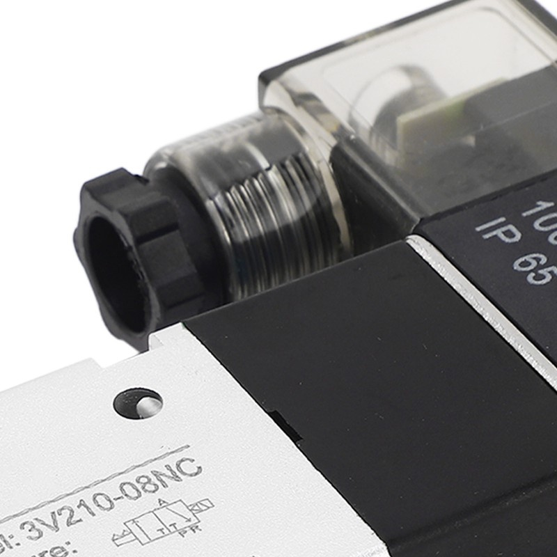 1/4in NPT Pneumatic Solenoid Valve 2 Position 3 Way IP65