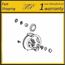 Aftermarket Products 1986-1997 FORD AEROSTAR Front Wheel Bearing & Race & Seal Kit (RWD)
