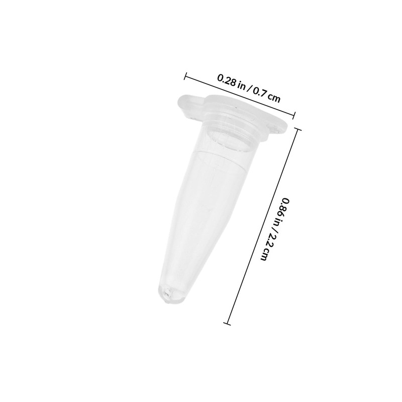 Ipetboom 0. 2ml マイクロチューブ 1000本入 個別スナップキャップ付 離心管 遠沈管 Pcrチューブ 漏れ防止