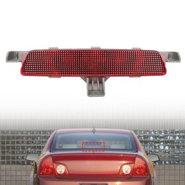 Center High Mount Third Brake Light Stop Lamp New Compatible with Chevy Malibu 2008-2012 Red Lens 923-289 15271122