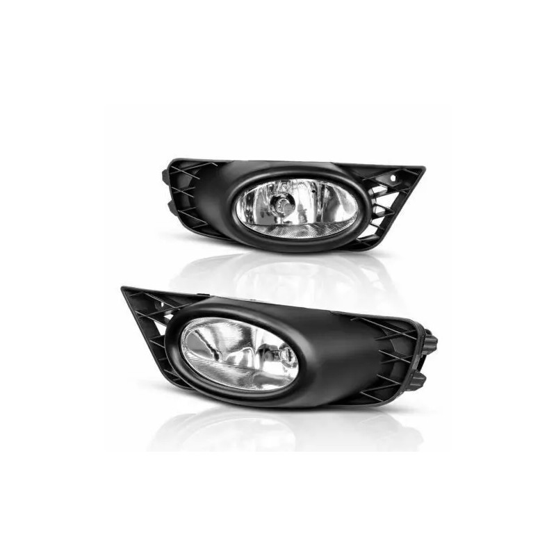WenQi For 2009-2011 Honda Civic 4-Door Sedan Bumper Fog Lights