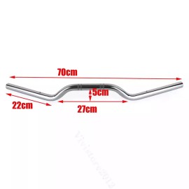 KEEPDSGN For Honda Shadow ACE 750 VT750C 1" 25mm Motorcycle Handlebar Tracker Drag Bars