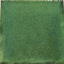 Washed Green Color Talavera Mexican Hand Painted Tiles Box of 25