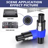 Jumwa Speakon Connector Twist Lock Audio Speaker Cable Adapter Plug