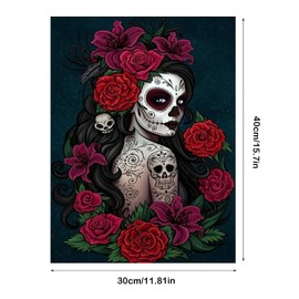 DIY Diamond Painting, 30x40cm 5D Diamant Painting Bilder Full Round Drill Kits, DIY Cross Stickerei Malerei Kits, Diamant Malerei Kits für Home Wall Decor