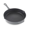 Zakarian by Dash 11 Inch Nonstick Cast Iron Skillet, Titanium