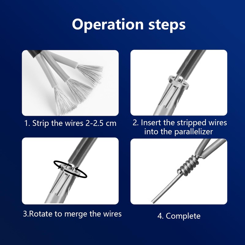 2pcs Wire Stripping and Twisting Tool, Cable Twisting Tool Drill