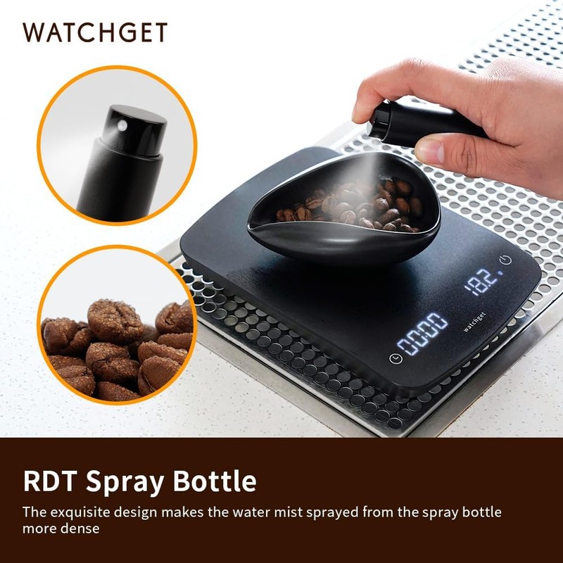 watchget Coffee Bean Dosing Cup and Spray Bottle Kit Coffee