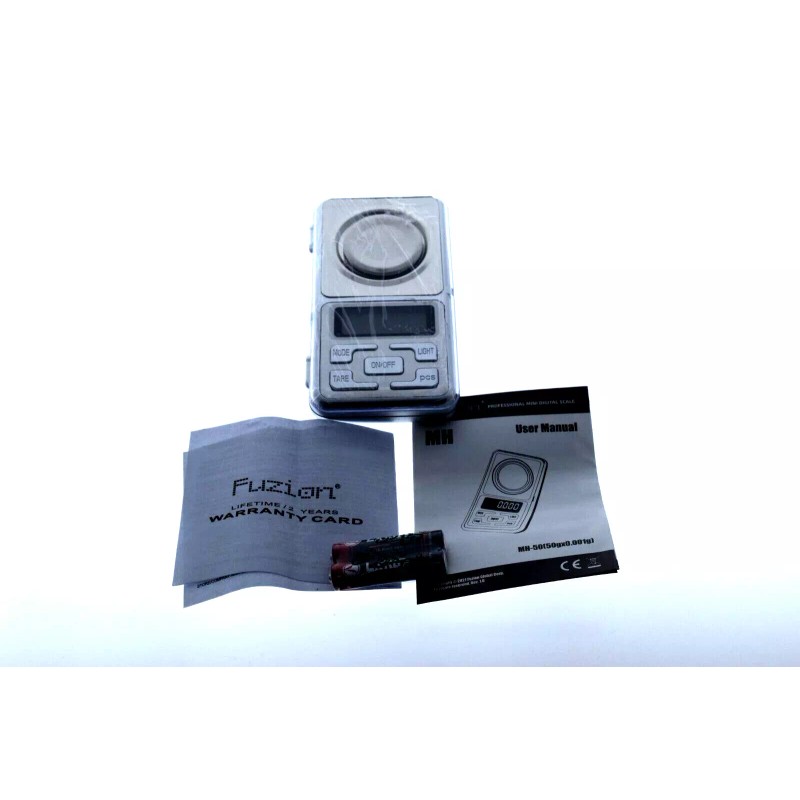 Fuzion MicroGram Series - MH-50- Professional Digital Mini Scale- 50G