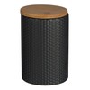 Premier Housewares Hex Canister - Black