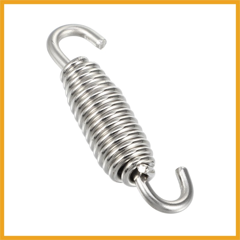 Partuto 4 Pcs 55mm 2.17" Motorcycle Muffler Exhaust Pipe Spring