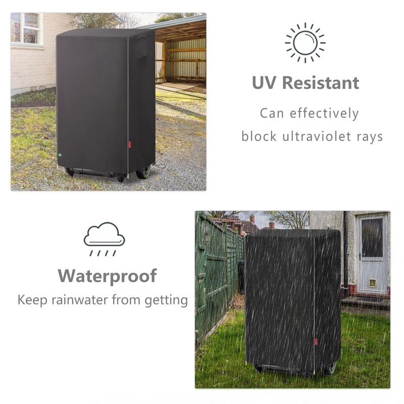 SoloToo Lawn Mower Cover Waterproof, Universal Fit for 20-21 Inch