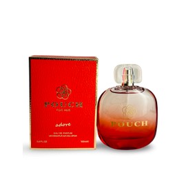 POUCH ADORE For Her Eau de Parfum, 3.4 Fl Oz, Fruity Floral Scent