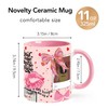 Pink Just One More Page Reading Coffee Cup for Women