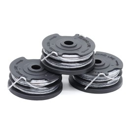 SWNKDG 3 Pieces Strimmer Spools for Bosch Trimmer F016800351 (Length: 6 m, Diameter 1.60 mm) Art 24, 27, 30 and Art 30-36 LI