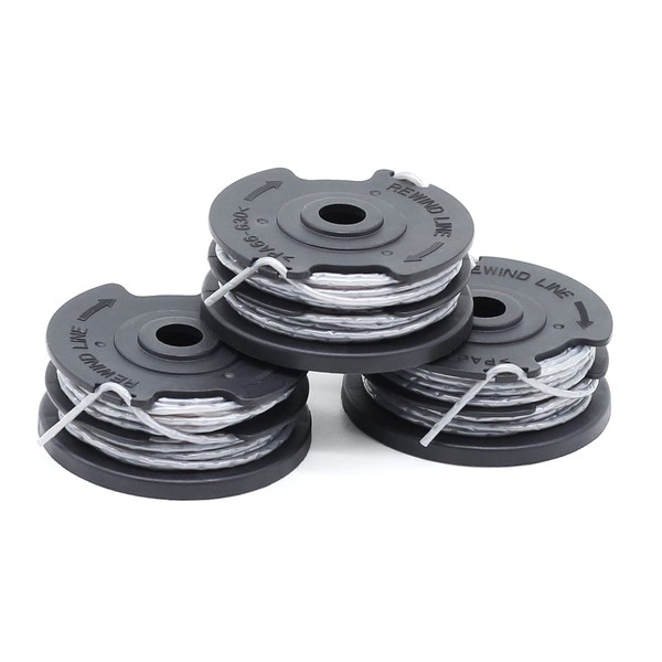 SWNKDG 3 Pieces Strimmer Spools for Bosch Trimmer F016800351 (Length: