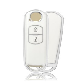 OFFCURVE Key Case Car Key Cover, Key Cover Protective Case for Mazda 2 3 5 6 M2 M3 M5 M6 CX-3 CX-4 CX-5 CX-7 CX-8 CX-9 MX-5 Axela Atenza Miata Crossover Toyota Yaris iA