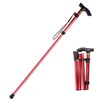 FOMIYES Foldable Adjustable Lightweight Trekking Pole Section Aluminium Alloy Anti-