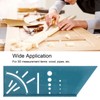 2PCS Multifunctional Woodworking Ruler 3D Angle Measuring Gauge Measuring Tools