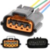 4PIN MAP Air Intake Pressure Sensor Connector Harness Plug Replacement