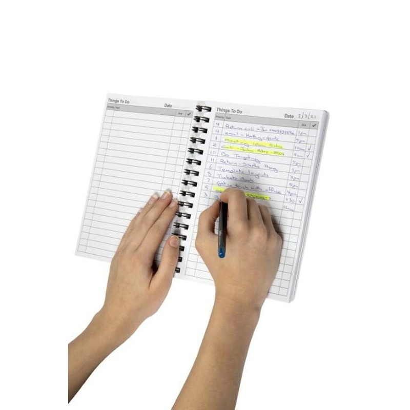 Spirax 701 Organiser Range Things to Do A5 210X158mm 96