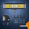 Nilight Side Shooter LED Light Bar / Pods 2PCS 6.5