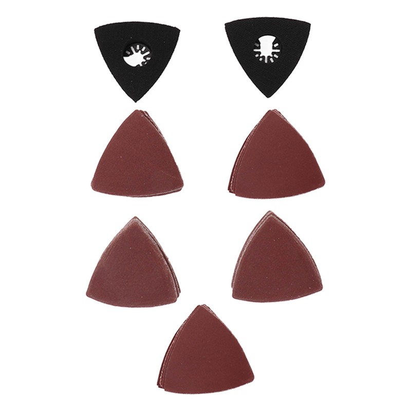 80mm Triangular Sandpaper Set Multifunctional Polishing Sanding Paper Replacement with