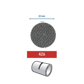 Dremel 426 Fiberglass Reinforced Cut-Off Wheels, 5 Heavy Duty Cutting Wheels with 32 mm Blade Diameter and 14 mm Cutting Depth for Cutting Brick, Metal, Marble, Plastic and other Hard Materials