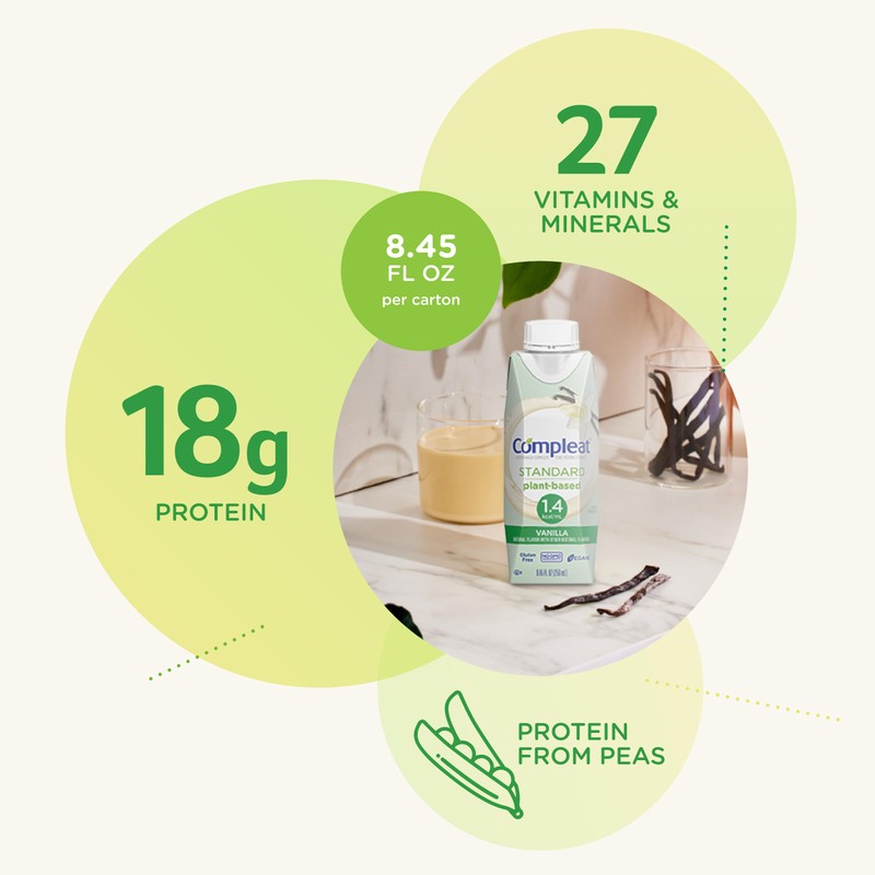 Nestle Compleat Standard 1.4 Cal Oral Supplement Vanilla 8.45 oz