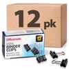 Officemate Mini Binder Clips, 144 Count (12 Boxes of 12